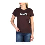 Levi's Dam Rundhalsad T-shirt Brown, Dam