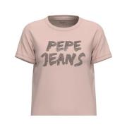 Pepe Jeans Stilfull T-shirt Pink, Dam