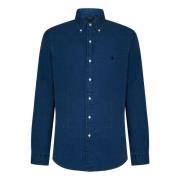 Polo Ralph Lauren Blå skjorta med knappar och randigt mönster Blue, He...