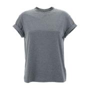 Brunello Cucinelli Grå T-shirt och Polo Kollektion Gray, Dam