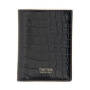 Tom Ford Plånbok med Logotyp Black, Herr
