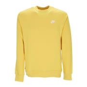 Nike Vivid Sulfur/White Crew Sweatshirt Yellow, Herr