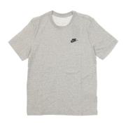 Nike Club Tee Streetwear T-Shirt Gray, Herr