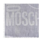 Moschino Halsduk med logotyp Blue, Unisex