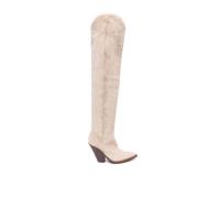 Sonora Beige Mocka Texan Stövlar Beige, Dam