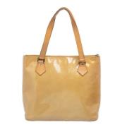 Louis Vuitton Vintage Pre-owned Laeder totevskor Beige, Dam