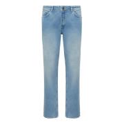 Boggi Milano Stretch Denim Jeans Blue, Herr