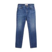 Max Mara Weekend High-Waist Slim-fit Jeans Blue, Dam