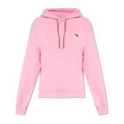 PS By Paul Smith Hoodie med logotyp Pink, Dam