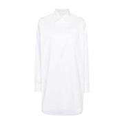 Moschino Stilren skjortklänning White, Dam