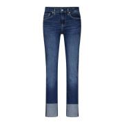 Adriano Goldschmied Girlfriend Style Högmidjade Jeans Blue, Dam