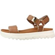 Geox Flat Sandals Brown, Dam