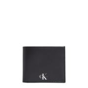 Calvin Klein Monogram Soft Bifold Plånbok med Mynt Black, Herr