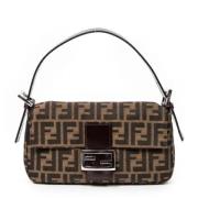 Fendi Vintage Pre-owned Canvas fendi-vskor Brown, Dam