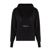 Champion Klassisk Hoodie Black, Dam