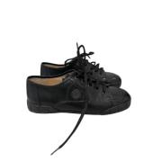 Chanel Vintage Pre-owned Laeder sneakers Black, Dam