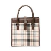 Burberry Vintage Pre-owned Canvas totevskor Beige, Dam