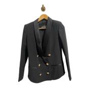 Balmain Pre-owned Pre-owned Tyg ytterklder Black, Dam