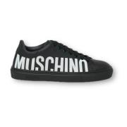 Moschino Stiliga Sneakers för Män och Kvinnor Black, Herr