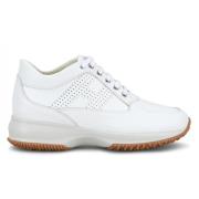 Hogan Vita Läder Interactive Sneakers White, Dam