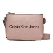 Calvin Klein Jeans Dam Vår/Sommar PU Väska Pink, Dam