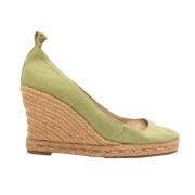 Christian Louboutin Pre-owned Pre-owned Canvas espadriller Green, Dam