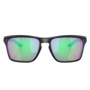 Oakley Modernt designade solglasögon med hög wrap-stil Black, Unisex