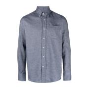 deperlu Casual Shirts Blue, Herr