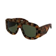 Gucci Stiliga solglasögon i Havana Brown, Unisex