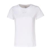 Pinko Bomullsblandade T-shirts och Polos White, Dam