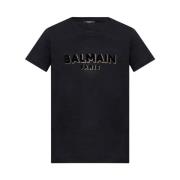 Balmain T-shirt med logotyp Black, Herr