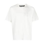 Palm Angels Monogram Slim T-Shirt White, Herr