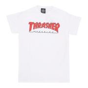 Thrasher Outline Tee - Streetwear Kollektion White, Herr