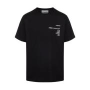 Iceberg Svart T-shirt med logotyp Black, Herr