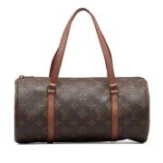 Louis Vuitton Vintage Pre-owned Canvas handvskor Brown, Dam