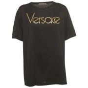 Versace Pre-owned Pre-owned Bomull toppar Black, Dam