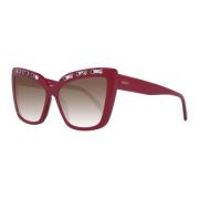 Emilio Pucci Stiliga Bourgogne Dam Solglasögon Red, Dam