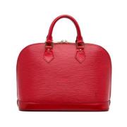 Louis Vuitton Vintage Pre-owned Laeder handvskor Red, Dam