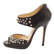 Jimmy Choo Pre-owned Pre-owned Laeder sandaler Black, Dam