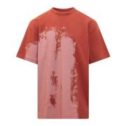 A-Cold-Wall Herr T-shirt med penseldrag Orange, Herr