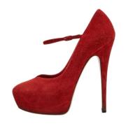 Casadei Pre-owned Pre-owned Mocka klackskor Red, Dam