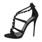 Giuseppe Zanotti Pre-owned Pre-owned Mocka sandaler Black, Dam