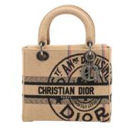 Dior Vintage Pre-owned Canvas handvskor Beige, Dam
