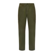 PS By Paul Smith Bomulls cargobyxor Green, Herr