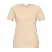 PS By Paul Smith T-shirt med logotyp Beige, Dam
