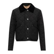 Burberry Quiltad jacka Black, Dam