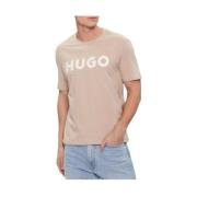 Hugo Boss Bomull T-Shirt Beige, Herr