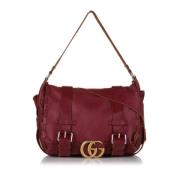 Gucci Vintage Pre-owned Laeder axelremsvskor Red, Dam