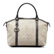 Gucci Vintage Pre-owned Laeder handvskor Beige, Dam