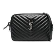 Saint Laurent Quiltad Lou-väska Black, Dam